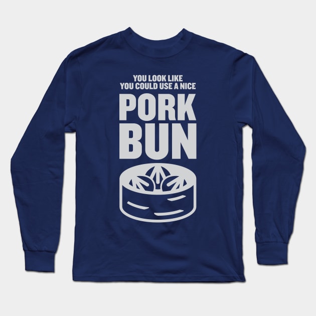 Pork Bun Long Sleeve T-Shirt by Rabassa